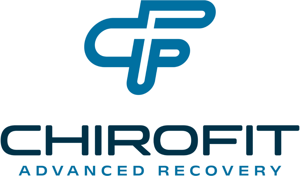 ChiroFit Advanced Recovery Logotype + Logomark Vertical